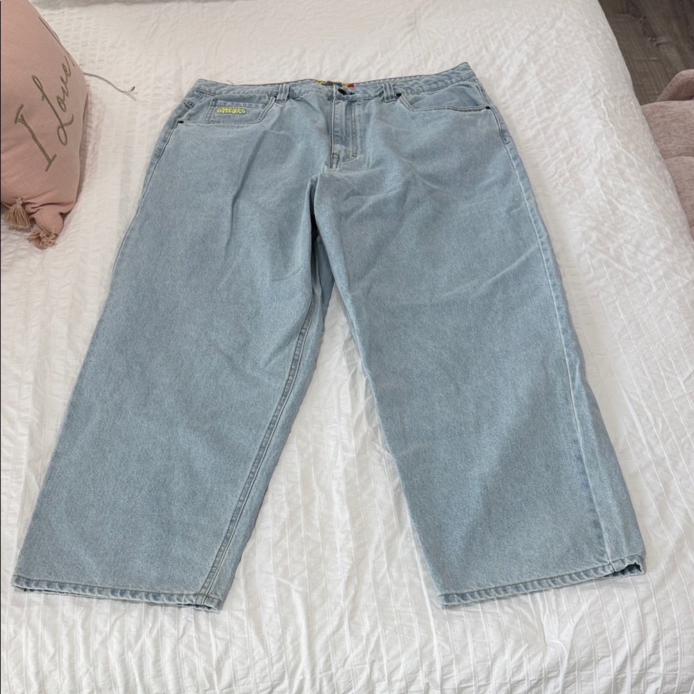 Empyre Ultra Loose Fit Colby Light Blue Wash Skate Jeans
